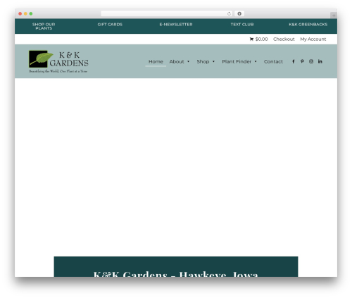 Bootstrap Basic-Iroc landscaping WordPress theme - kkgardens.com