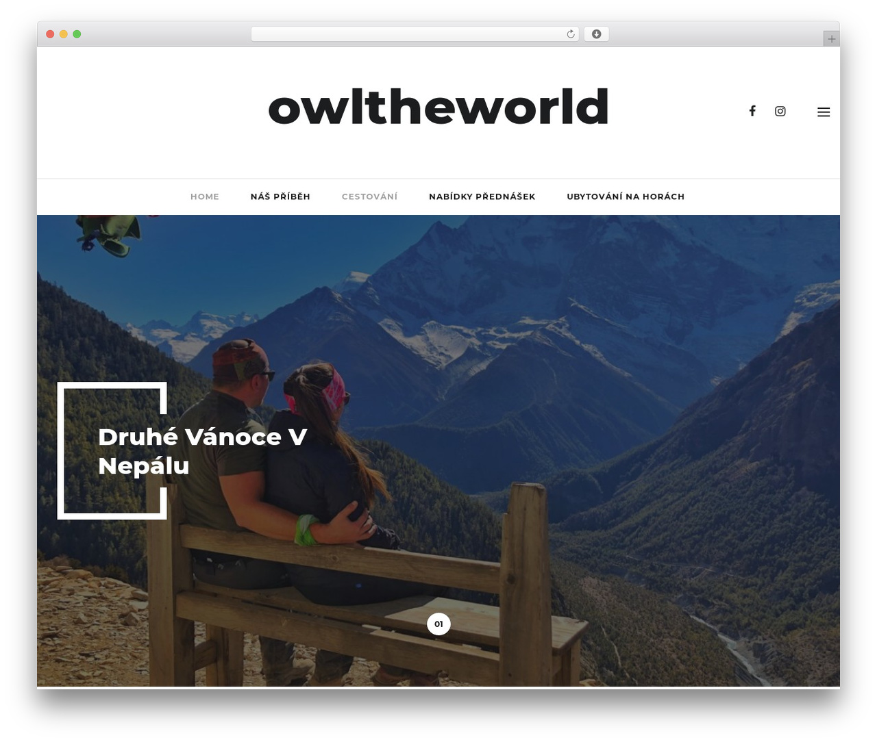 Brookside WordPress page theme - owltheworld.com