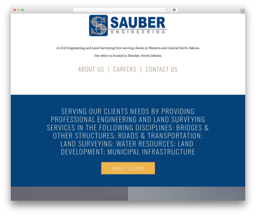 Construction Theme WordPress theme - sauberengineering.com