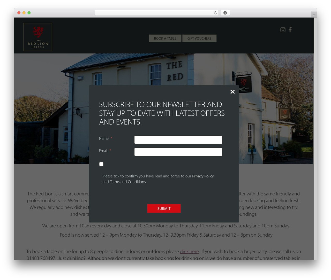 Development WordPress theme - redlionhorsell.co.uk Development WordPress theme - redlionhorsell.co.uk