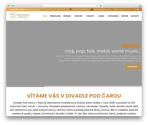 HOTsystem WordPress theme - podcarou.cz