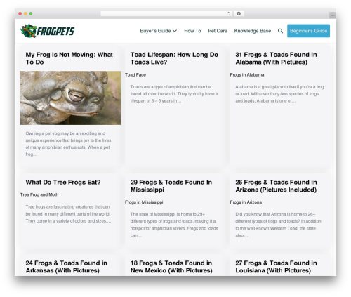 Wpbf premium WordPress plugin - frogpets.com