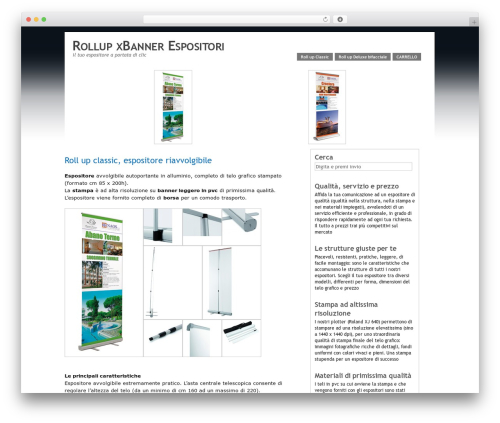 PrimePress WordPress theme - rollupxbanner.it