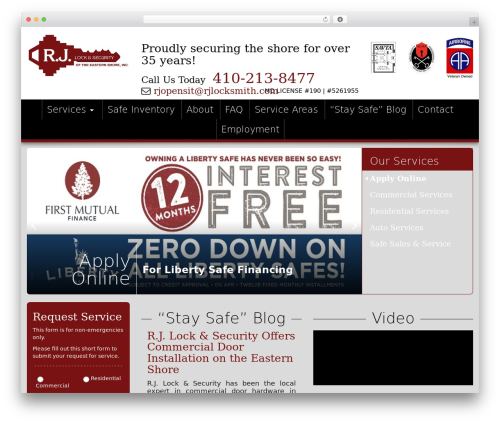 Theme WordPress Darwin - rjlocksmith.com