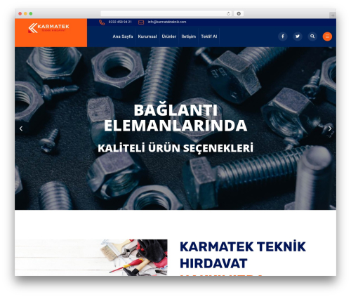 WordPress theme Konstro - karmatekteknik.com