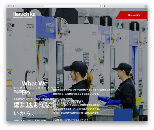 WordPress theme Leapy Loops Theme - www.haruchika.co.jp