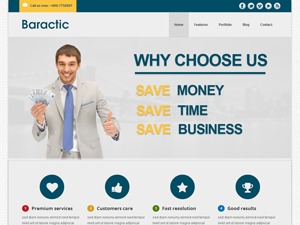 Baractic Multi-Purpose WordPress Theme premium WordPress theme by Decneo