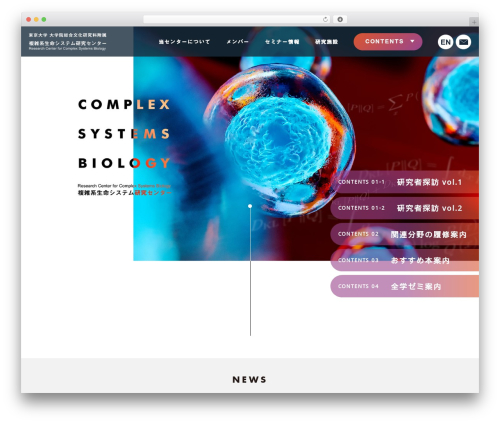 CSB premium WordPress theme - rcis.c.u-tokyo.ac.jp