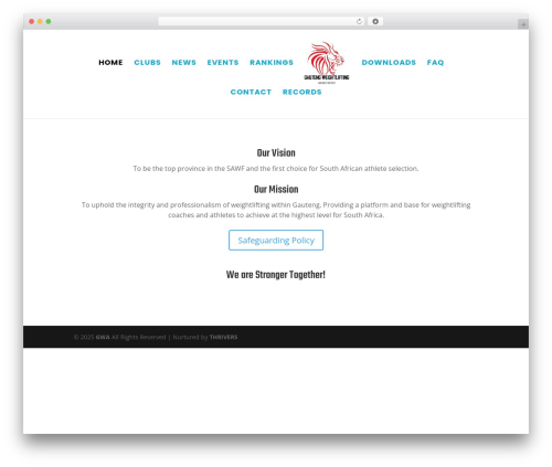 Divi WordPress theme - gwasouthafrica.co.za