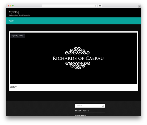 Fulgent theme WordPress - richardsofcaerau.com