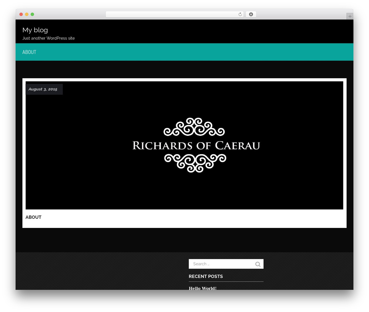 Fulgent theme WordPress - richardsofcaerau.com Fulgent theme WordPress - richardsofcaerau.com
