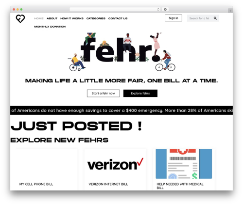 Krowd themer WordPress plugin - givefehr.com