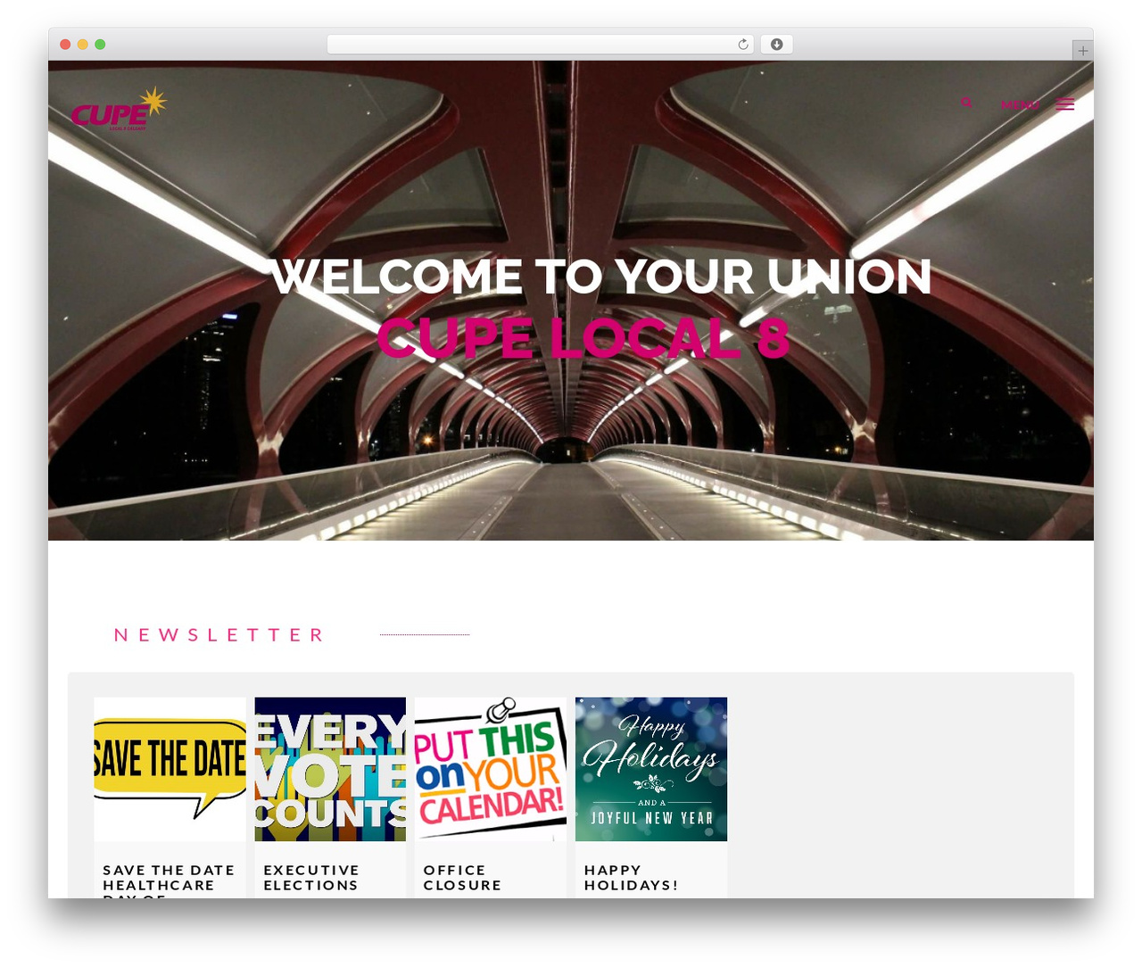LevelUp WordPress theme - cupelocal8.ca