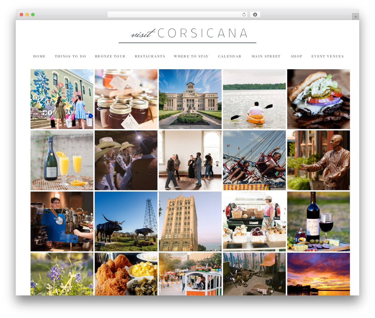 Showit theme WordPress - visitcorsicana.com Showit theme WordPress - visitcorsicana.com