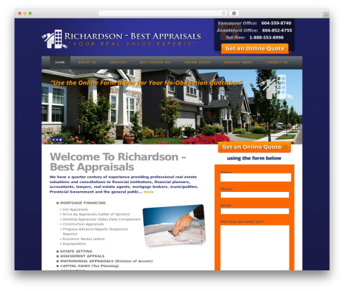 Surplus WordPress theme - richardsonappraisals.ca