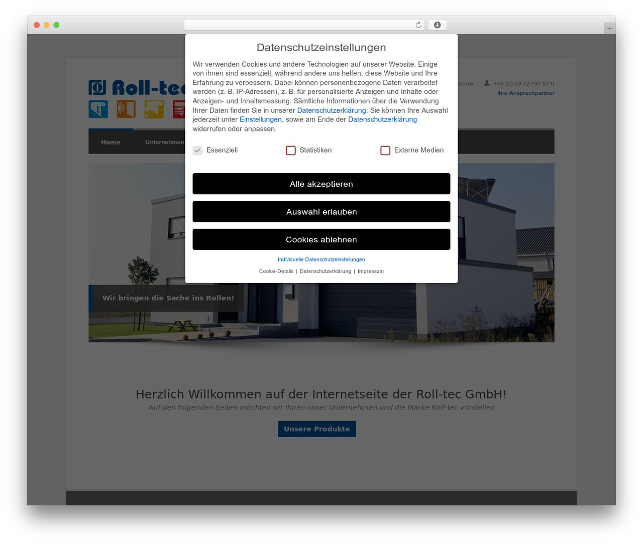 Theme WordPress Roll-tec - roll-tec.de Theme WordPress Roll-tec - roll-tec.de