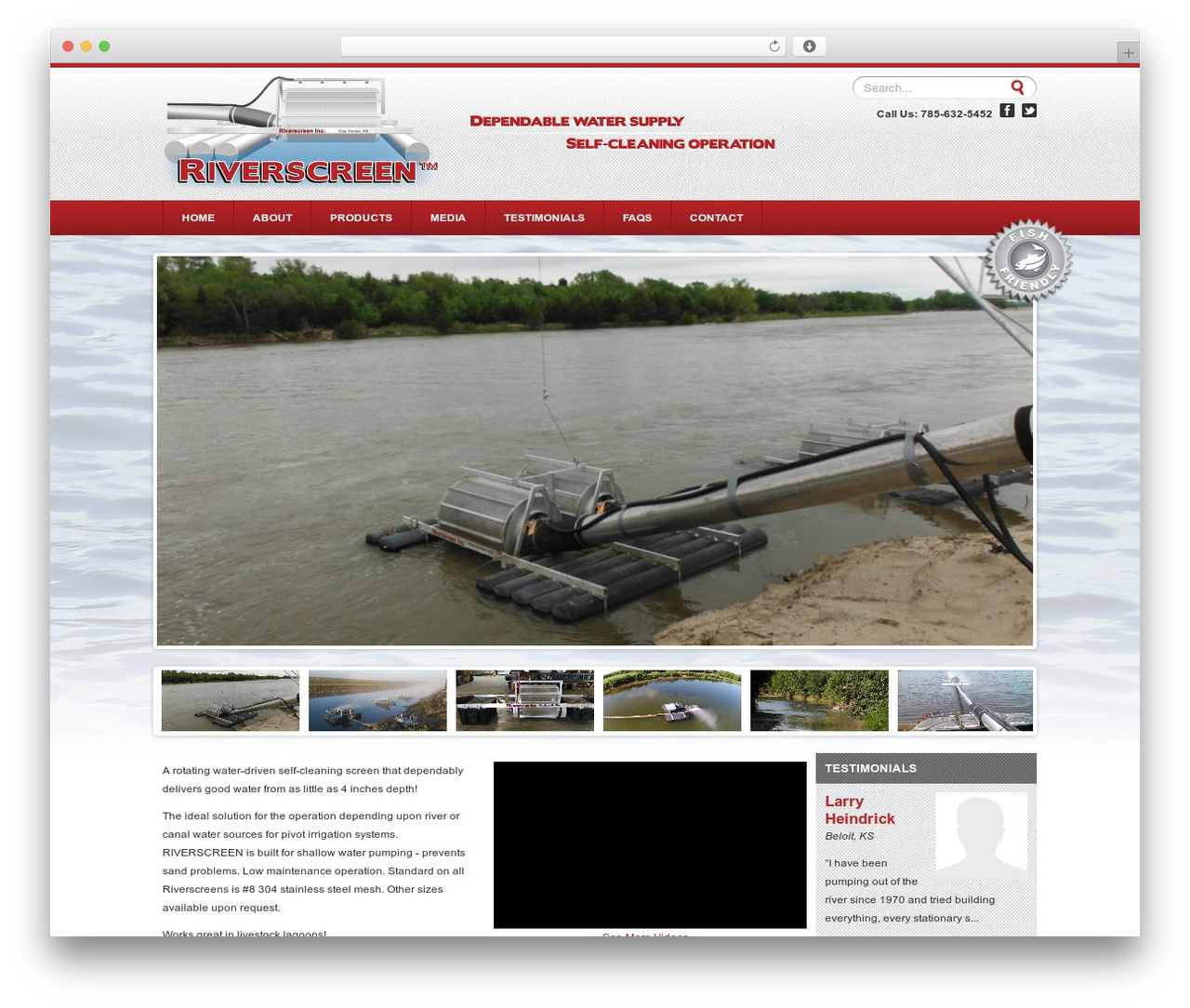 WordPress theme Riverscreen - riverscreen.com