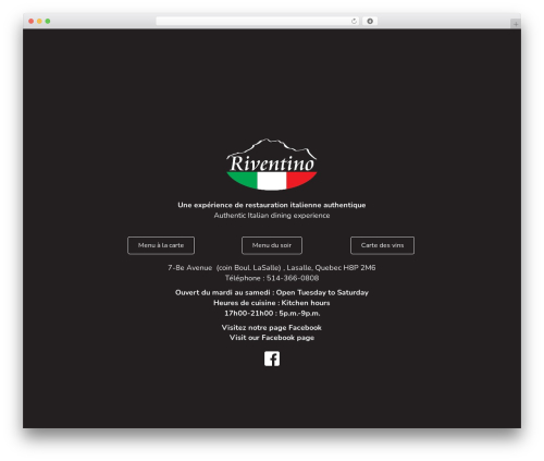 WordPress theme Beaver Builder Theme - riventino.com