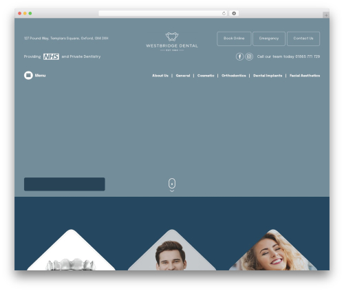 WordPress theme Custom Theme - westbridgedental.co.uk