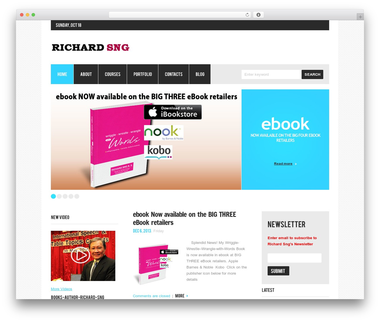 WordPress Theme Number WordPress theme - richardsng.com