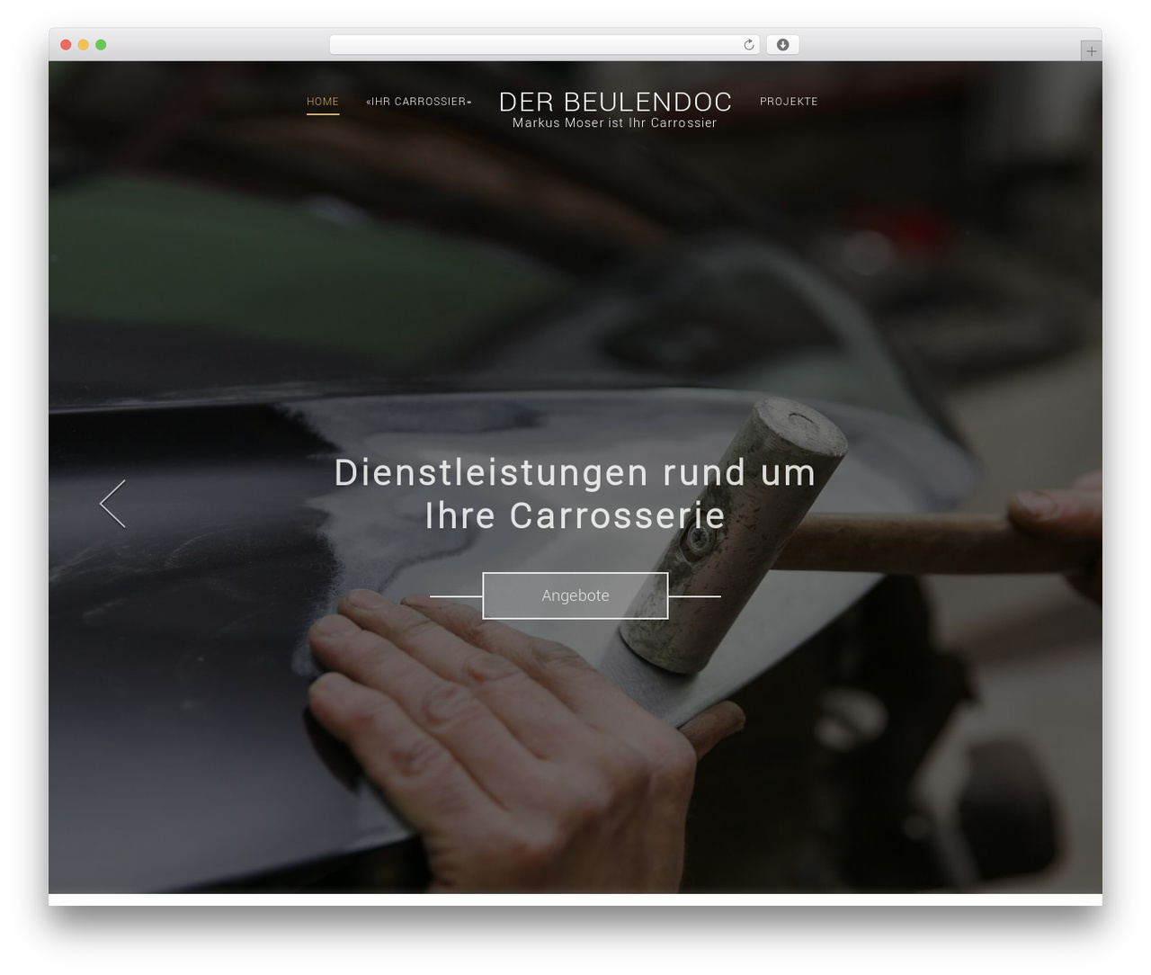 WordPress theme Oneline Lite - der-beulendoc.ch