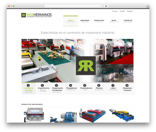 WordPress theme SmartStart WP - Responsive HTML5 Theme - rioshermanos.es