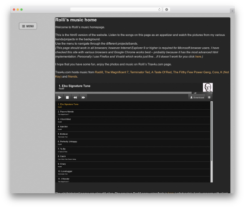 WordPress theme Themify Fullscreen - rolli.li