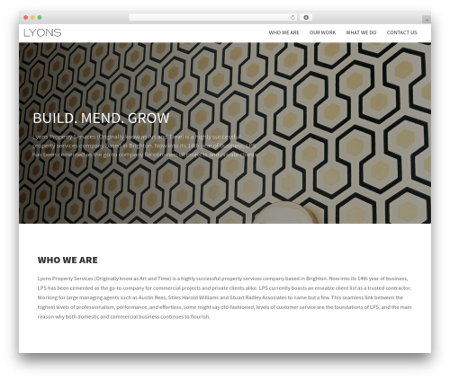 WP Bootstrap Starter theme WordPress - lyonspropertyservices.com