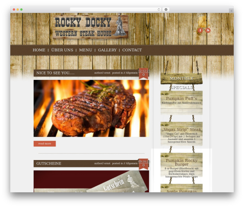 WP theme Black Angus - rockydocky.com