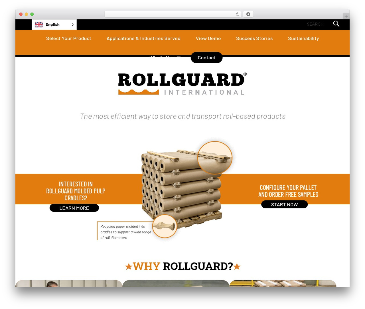 WP theme Custom WordPress Theme - Stellar Blue Technologies - rollguard.eu