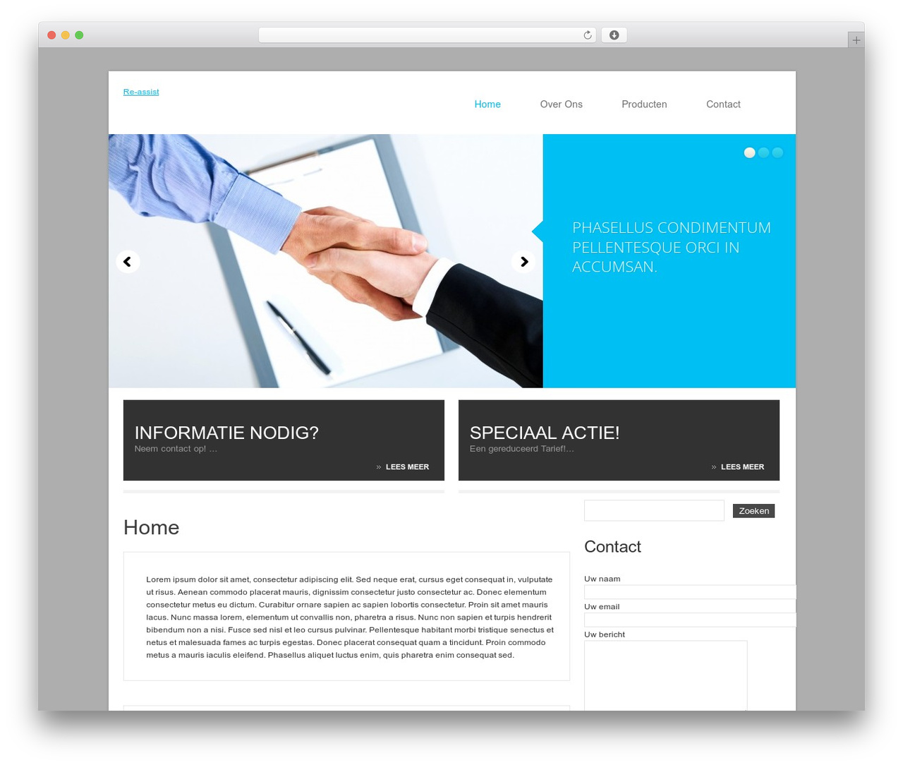 Best WordPress theme WordPress Theme 1372 - re-assist.nl