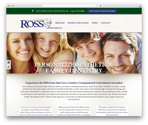 Divi theme WordPress - rossdmd.com