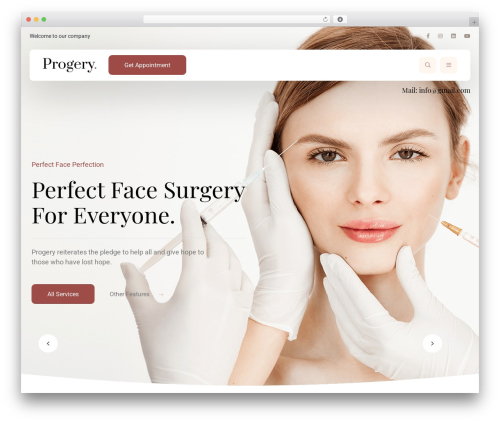 Progery WordPress theme - wp.bdevs.net/progery