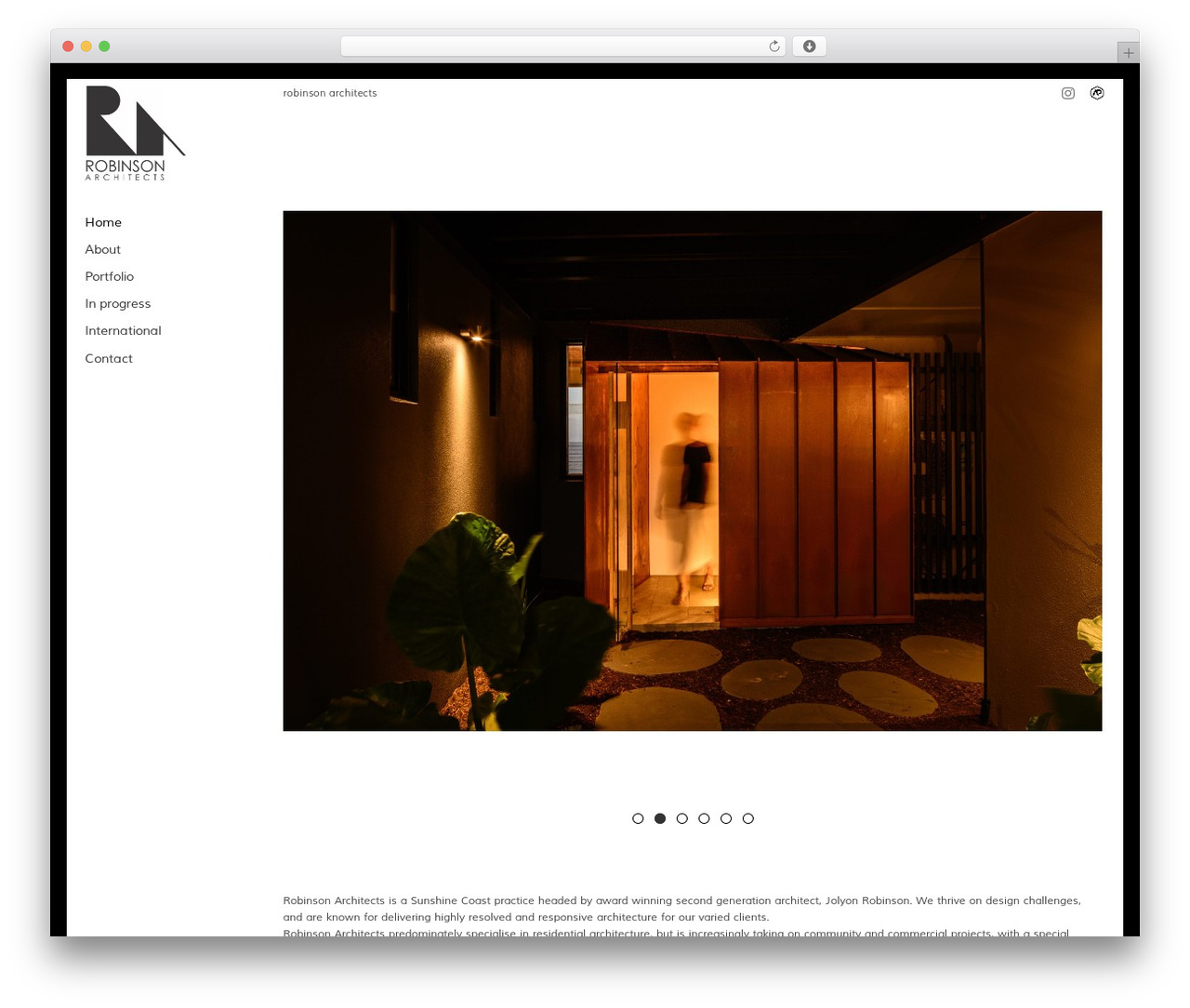Reframe Plus WP theme - robinsonarchitects.com.au
