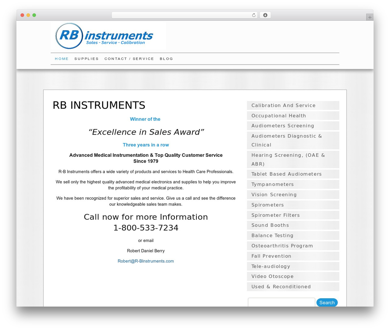 responsivedesign WordPress theme - r-binstruments.com
