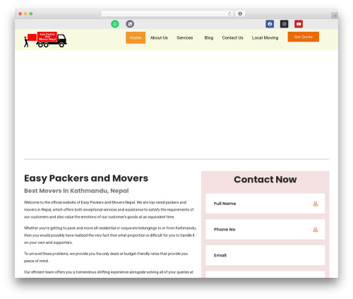 Logio elementor WordPress plugin - easypackersandmovers.com