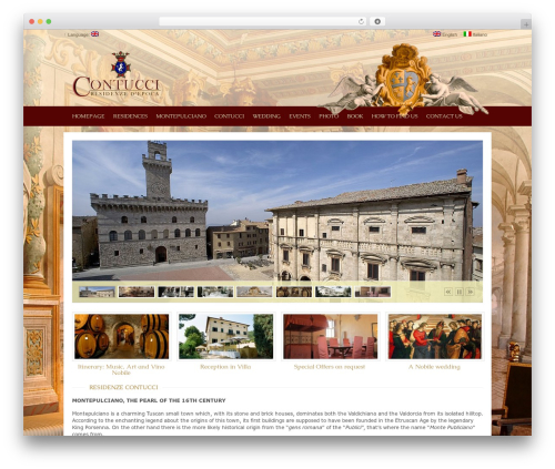 Page flip image gallery WordPress plugin - residenzecontucci.it