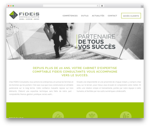 TheTheme WordPress theme - fideis.fr