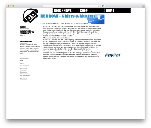 WordPress theme RedrowTheme - redrow.de