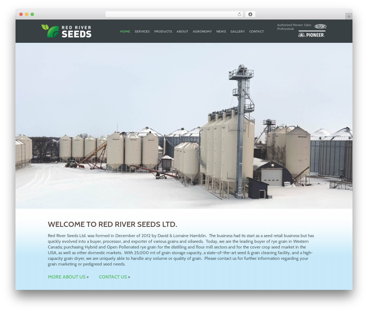 Conexus Parent theme WordPress - redriverseeds.com
