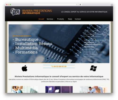 DynamiX WordPress theme - rpi-informatique.com
