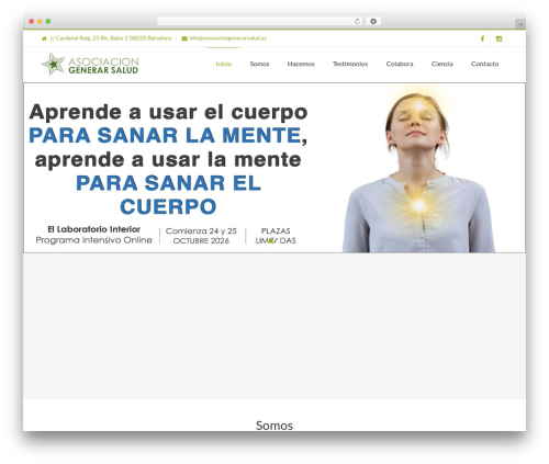 GRC ZeroError best WordPress theme - asociaciongenerarsalud.es