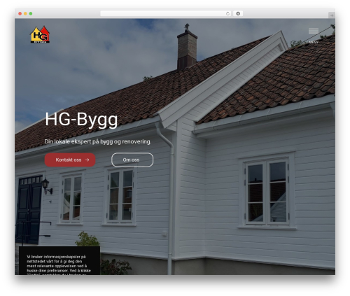 Mint Theme theme WordPress - hg-bygg.no