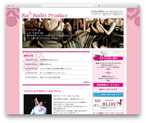WordPress theme Default - rie-bp.com