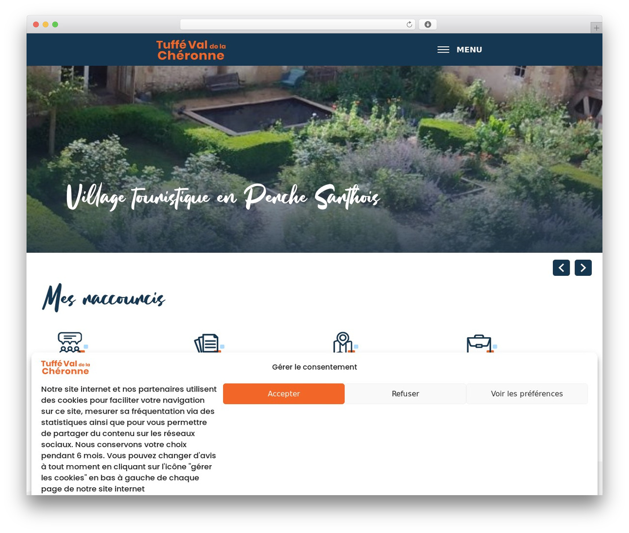 WordPress theme Tuffé - tuffe.fr