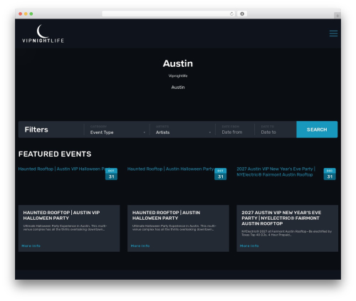 AM2 Theme WordPress theme - austinnightlife.com