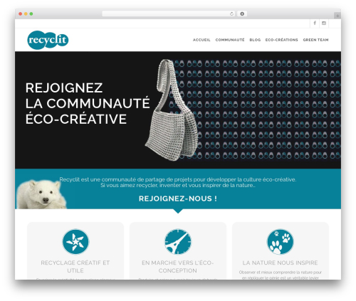 Aperio WordPress gallery theme - recyclit.fr