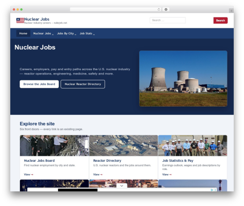 Bootstrap Basic free WordPress theme - nukejob.net Bootstrap Basic free WordPress theme - nukejob.net