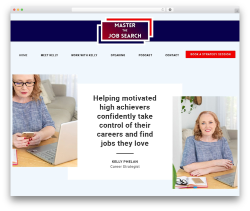 Hello Elementor WordPress theme - masterthejobsearch.com
