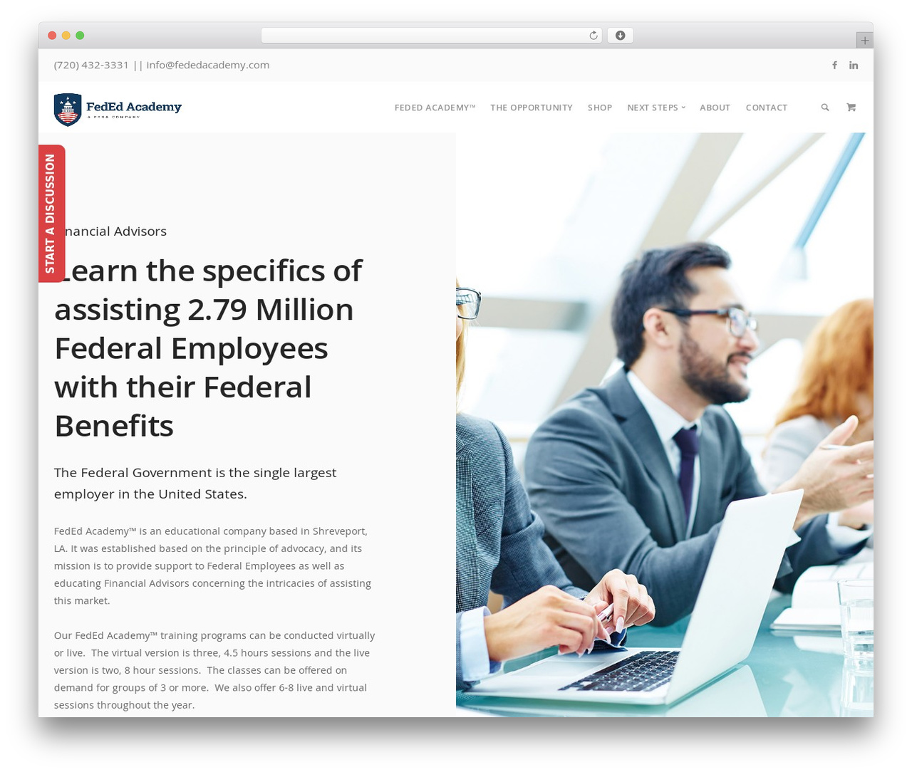 Stack theme WordPress - fededacademy.com